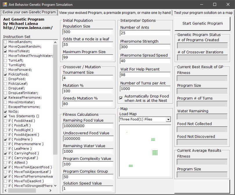 Ant Program Tab 1