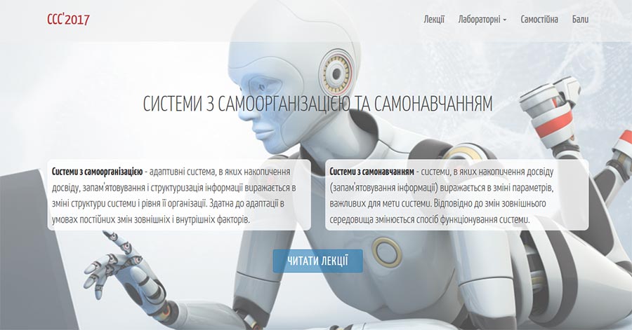 Системи з самоорганізацією та самонавчанням 2019
