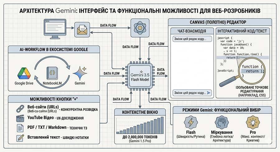 Інтерфейс Gemini